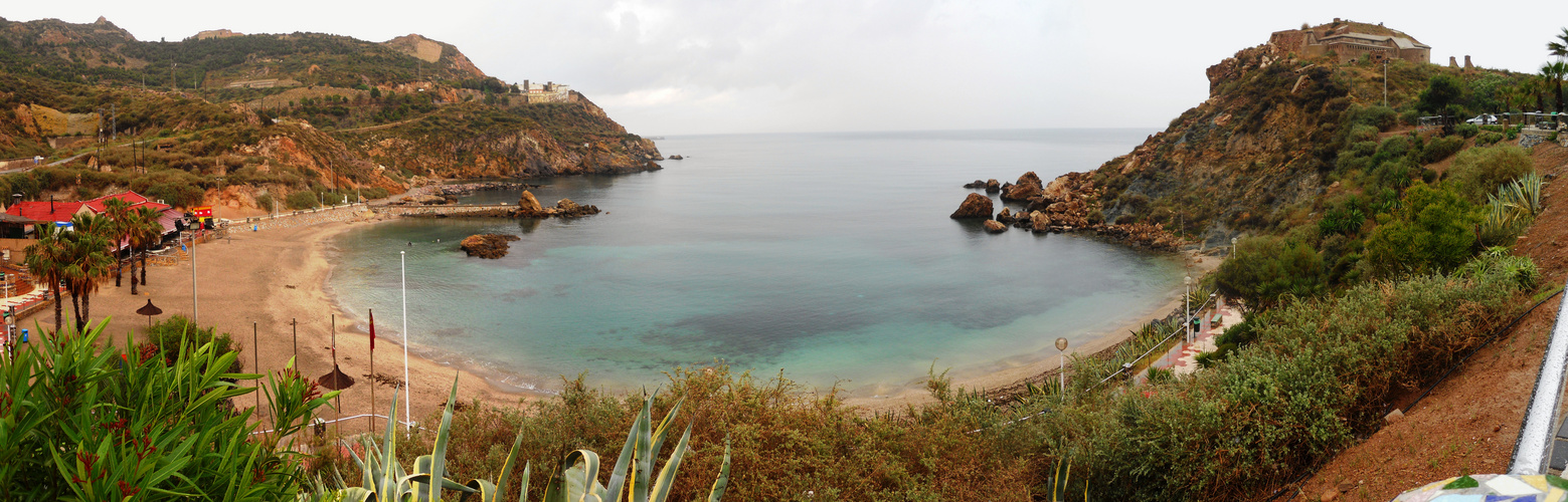 Panoramica de Cala Cortina (Cartagena-Murcia-España)