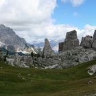 Panoramica delle Cinque Torri...