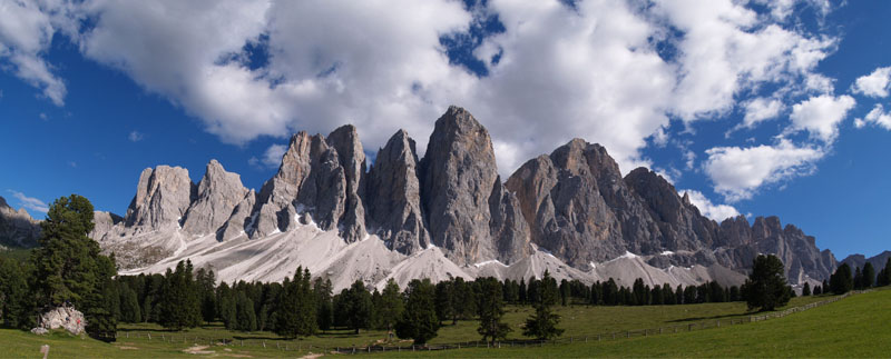 Panoramica delle Odle