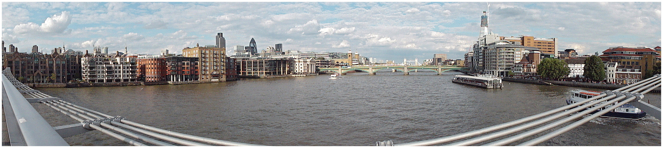 Panoramica desde el Millennium Bridge (London)