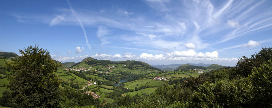 panorámica desde las faldas de Sierra del Aramo