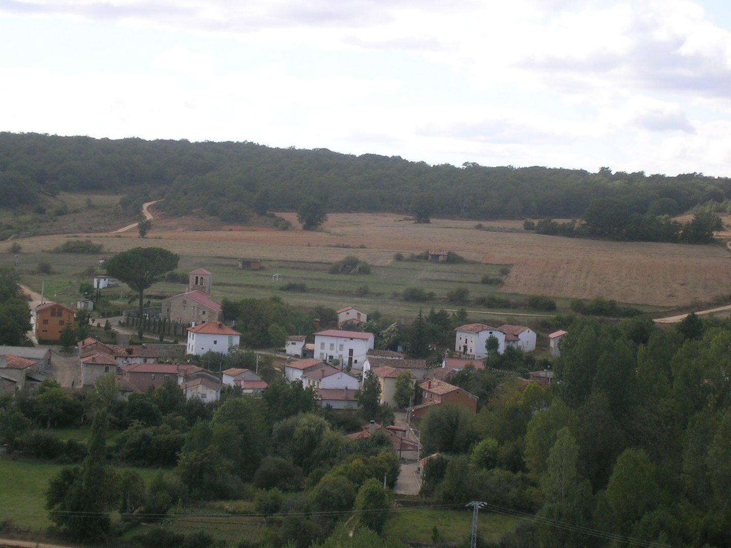 Panoramica deVillalbeto de la Peña (Palencia)
