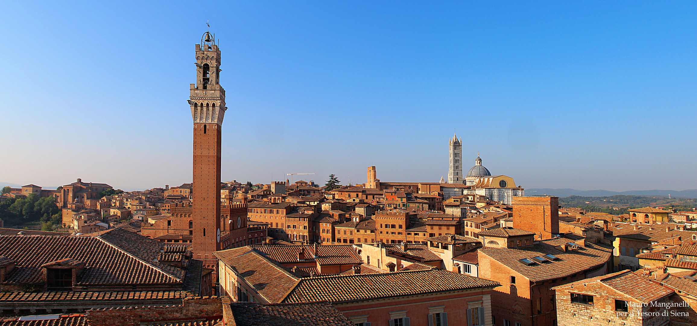 Panoramica di Siena dalla Torretta del Rettorato