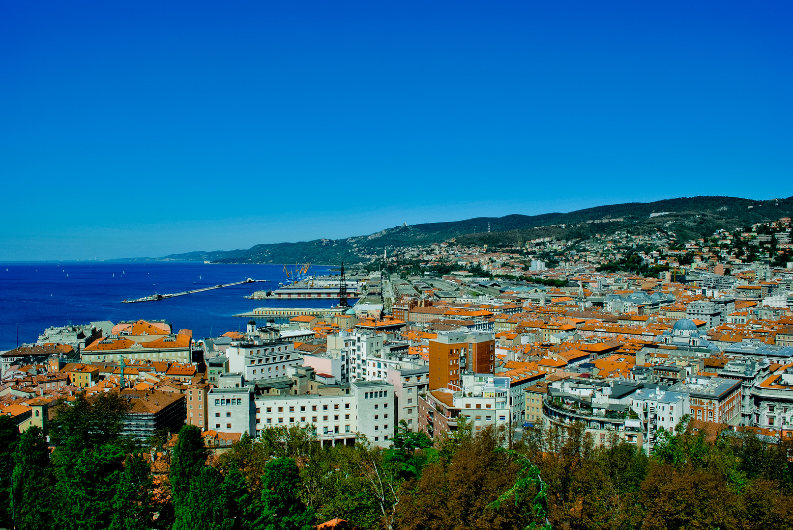 Panoramica di Trieste