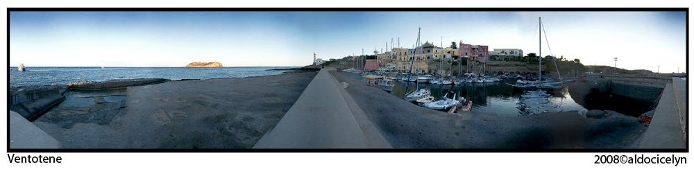 Panoramica di Ventotene