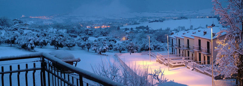 Panoramica invernale dal mio balcone