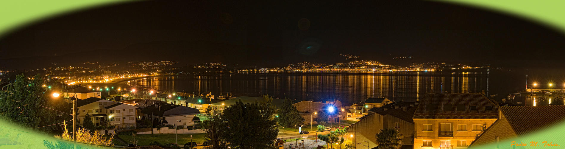 Panorámica Nocturna Costa Gallega.