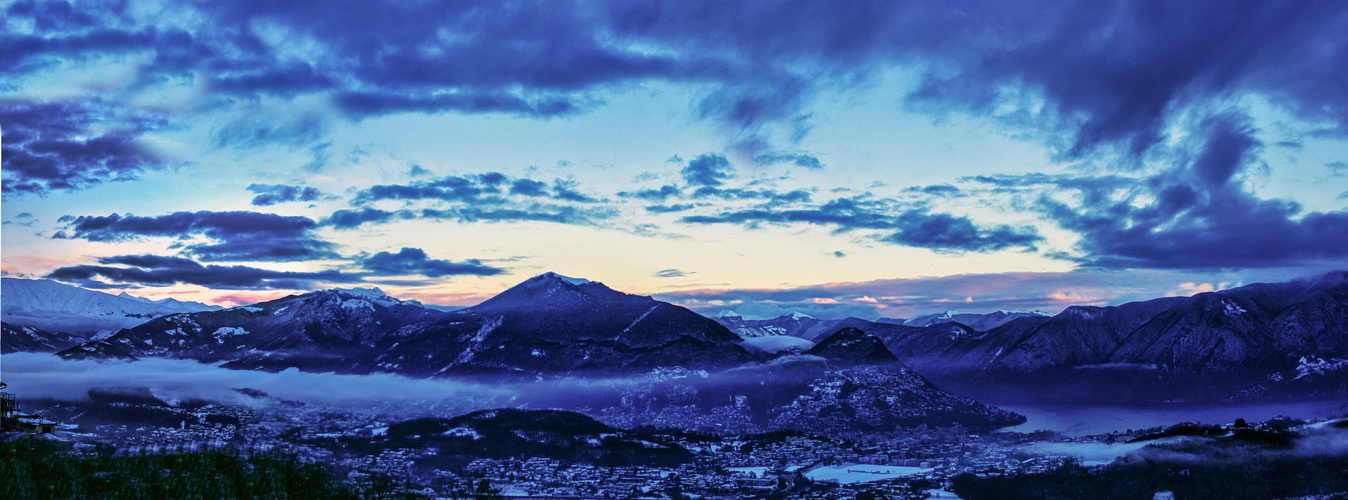 Panoramica su Lugano