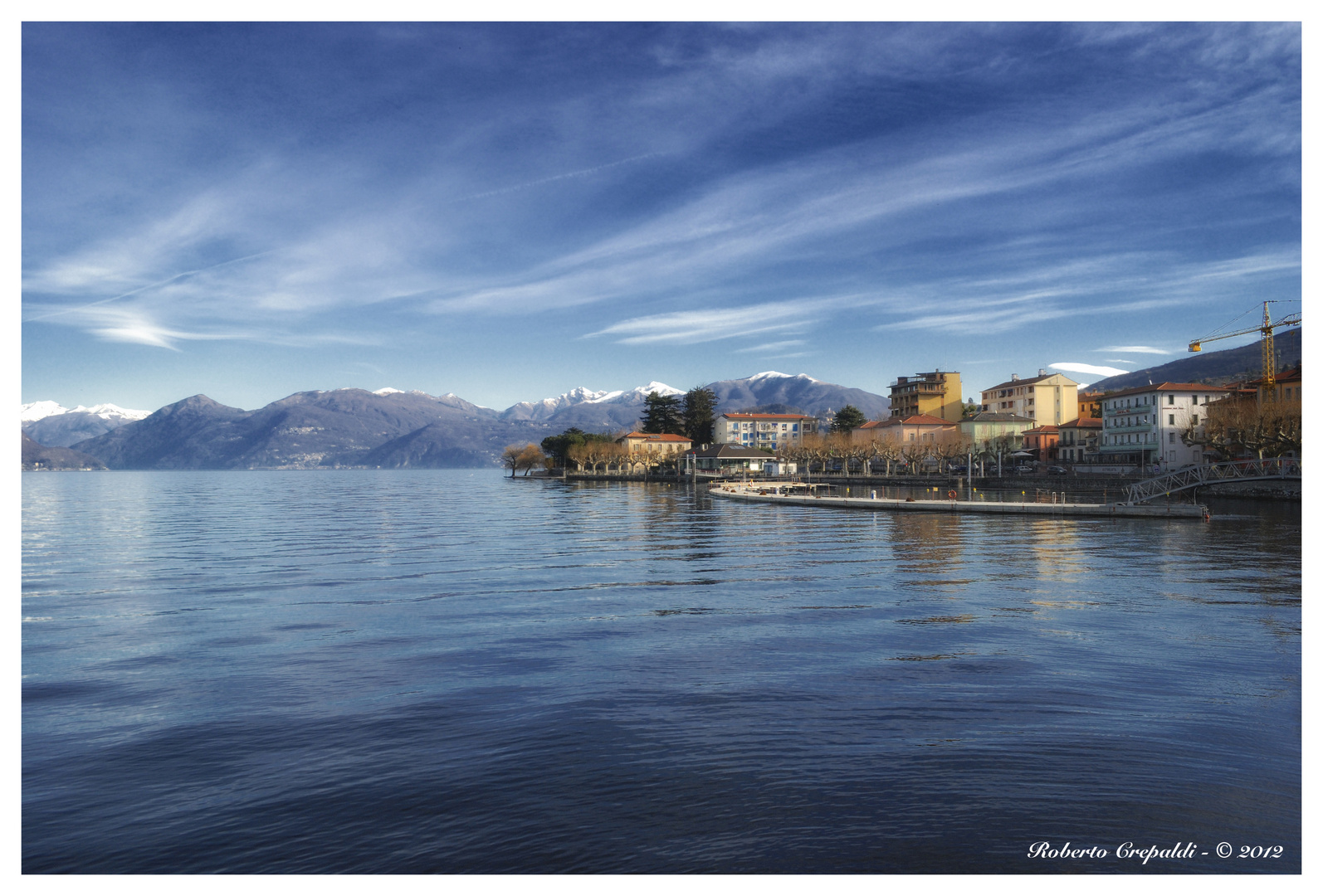 Panoramica su Porto Valtravaglia, Lago Maggiore