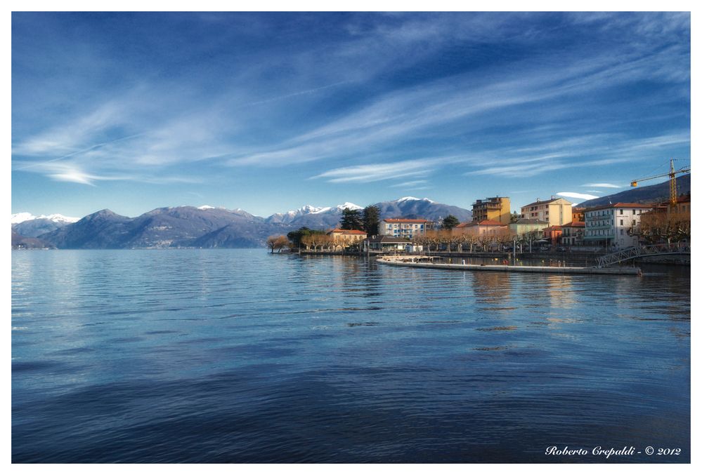 Panoramica su Porto Valtravaglia, Lago Maggiore