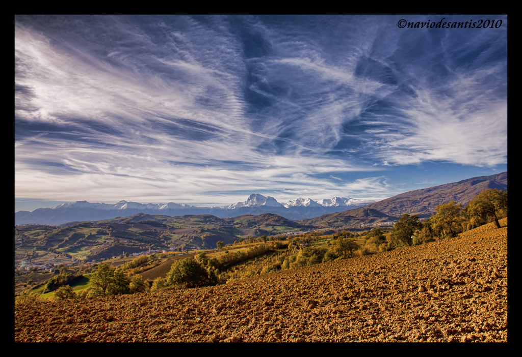 panoramica sul GRAN SASSO