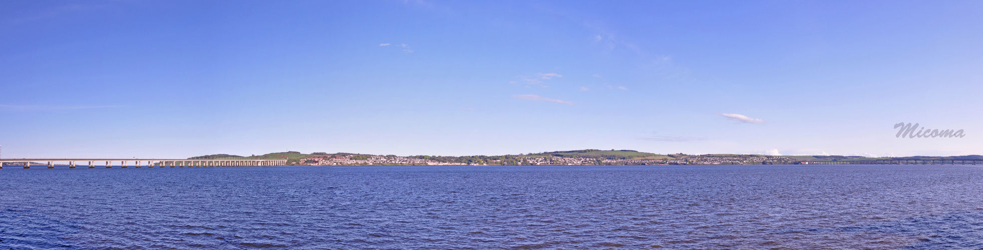 Panoramica sulla costa di Dundee