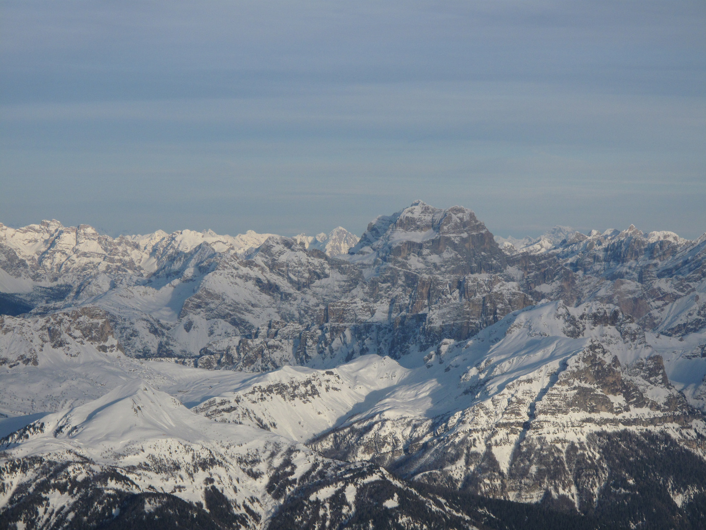 panoramica sulle dolomiti