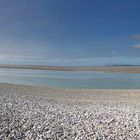 panoramique côté cayeux de la plage (hourdel , 80) en face du banc de phoques!