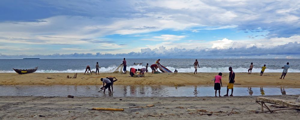 panoramique plage de tamatave.