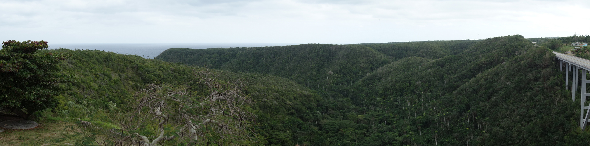 Panorammabild auf dem Weg nach Varadero