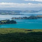 Panoramsicht von Rangitoto (mit Polfilter)