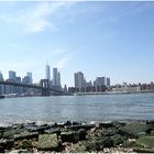 Panorma Brooklyn und Manhattan Bridge