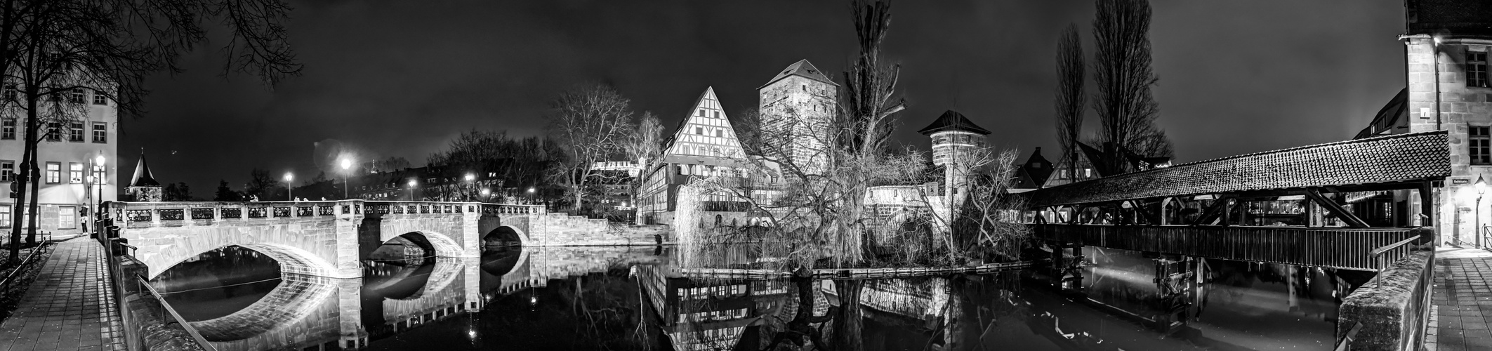 Panorma Nürnberg Altstadt