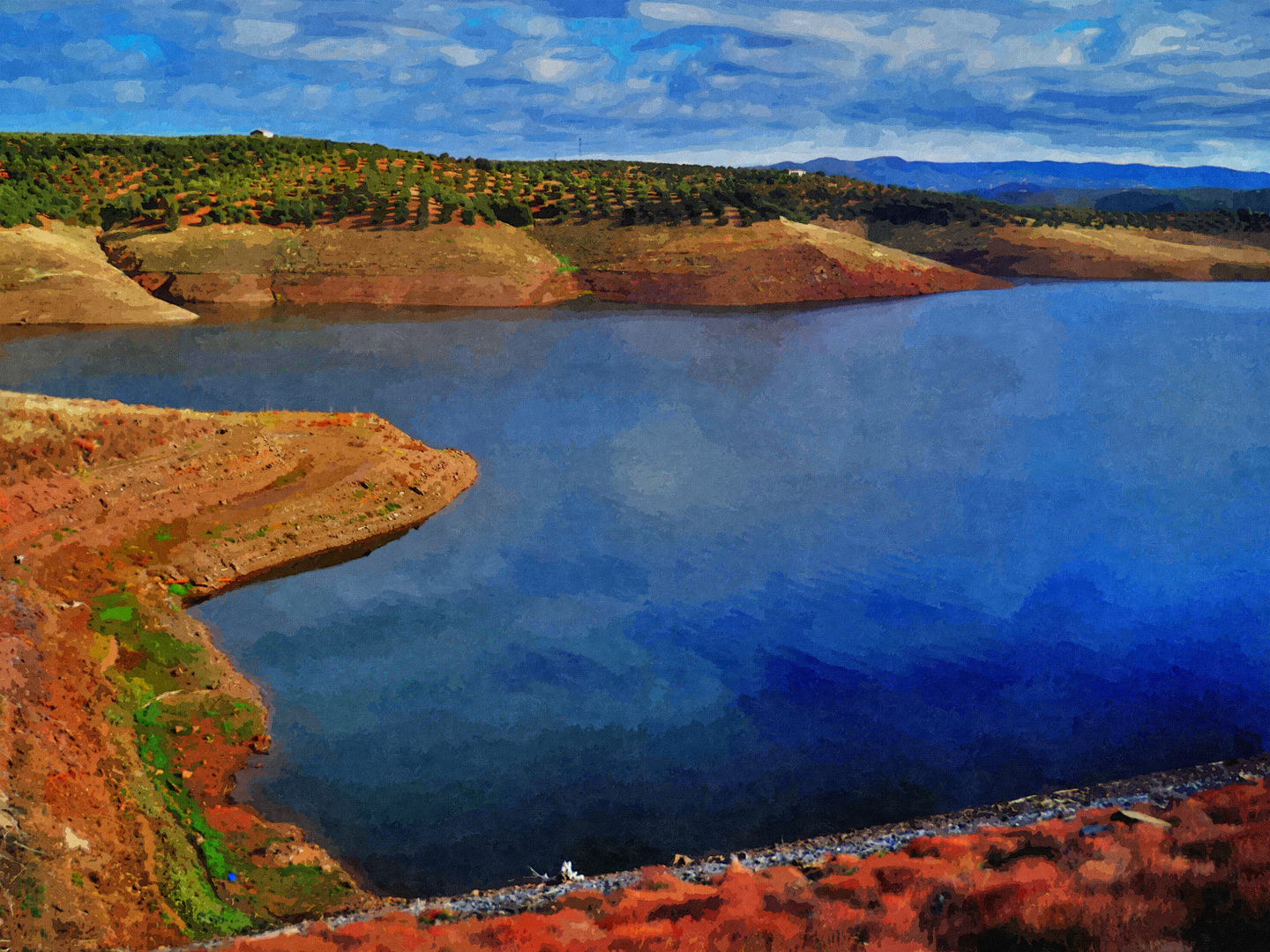 Pantano del rio Yeguas de Marmolejo (Jaen)