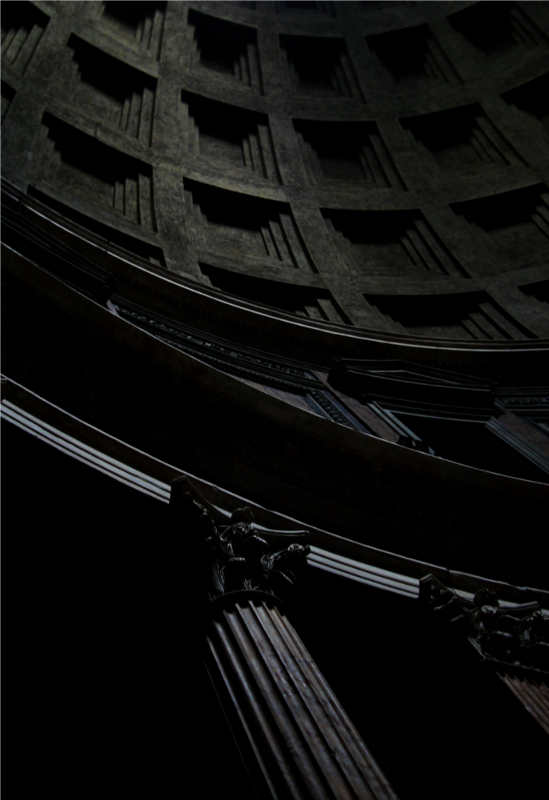 Pantheon im Schatten