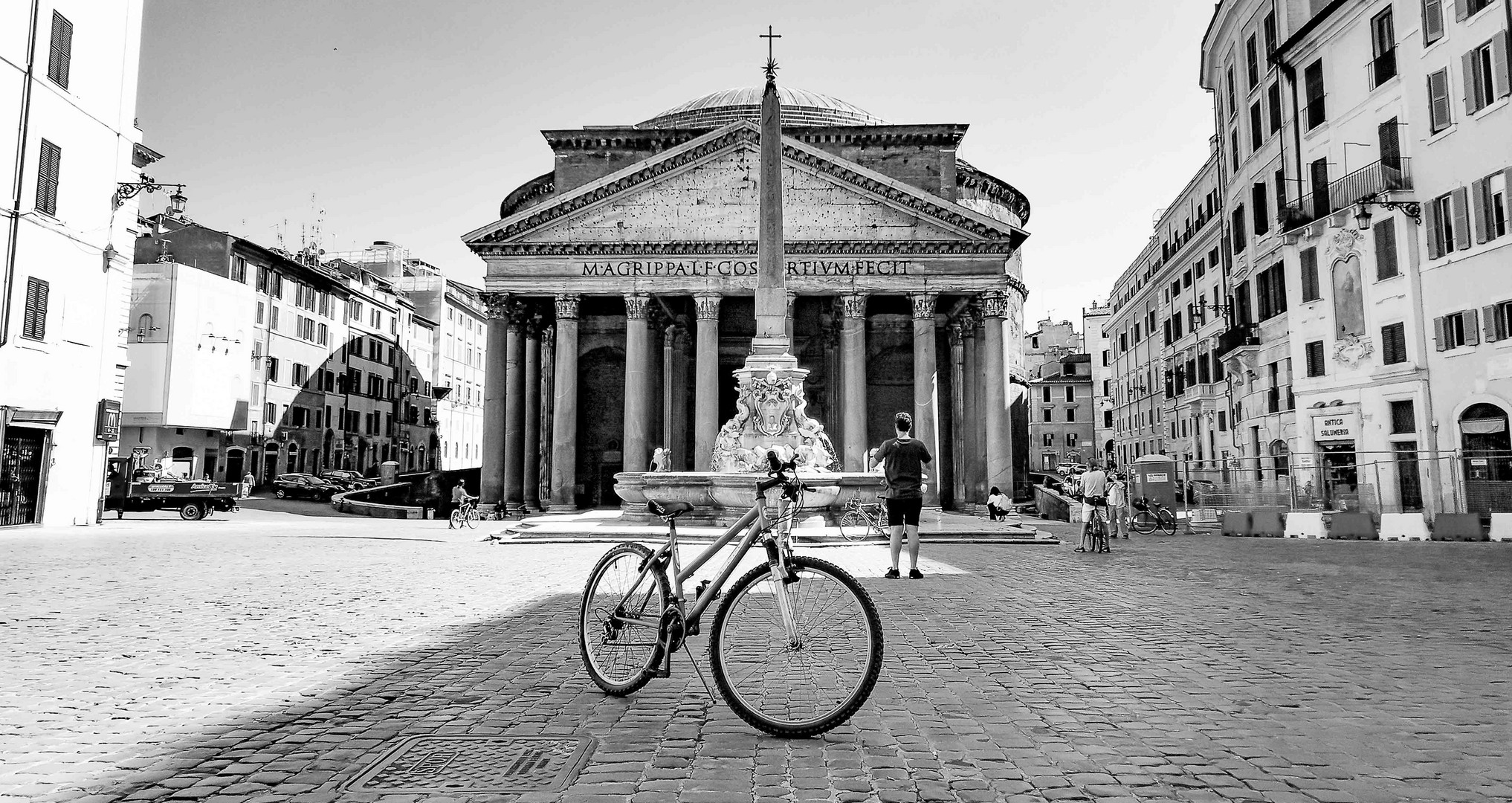 Pantheon in bici