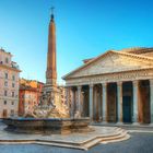 Pantheon mit Obelisk