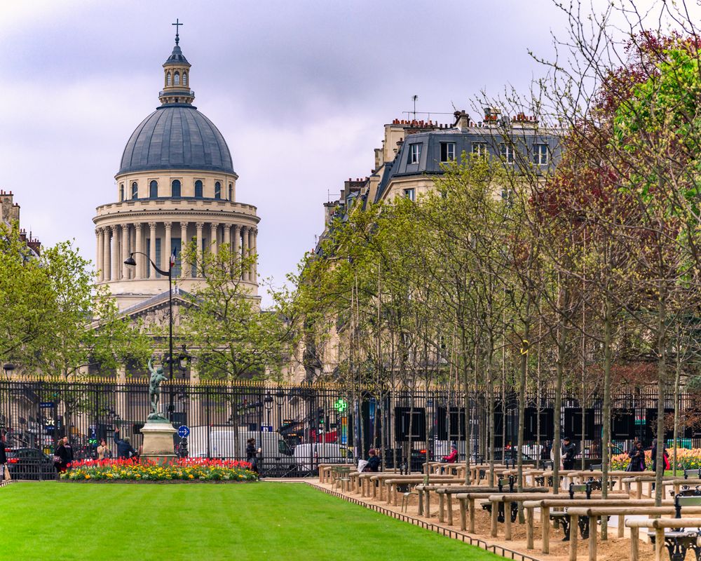 Panthéon view from Jardin du Luxembourg