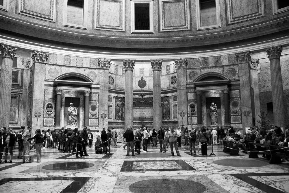Pantheon von innen ...