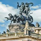 Pantherquadriga auf der Semper-Oper in Dresden