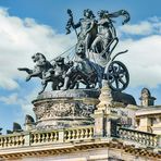 Pantherquadriga auf der Semper-Oper in Dresden