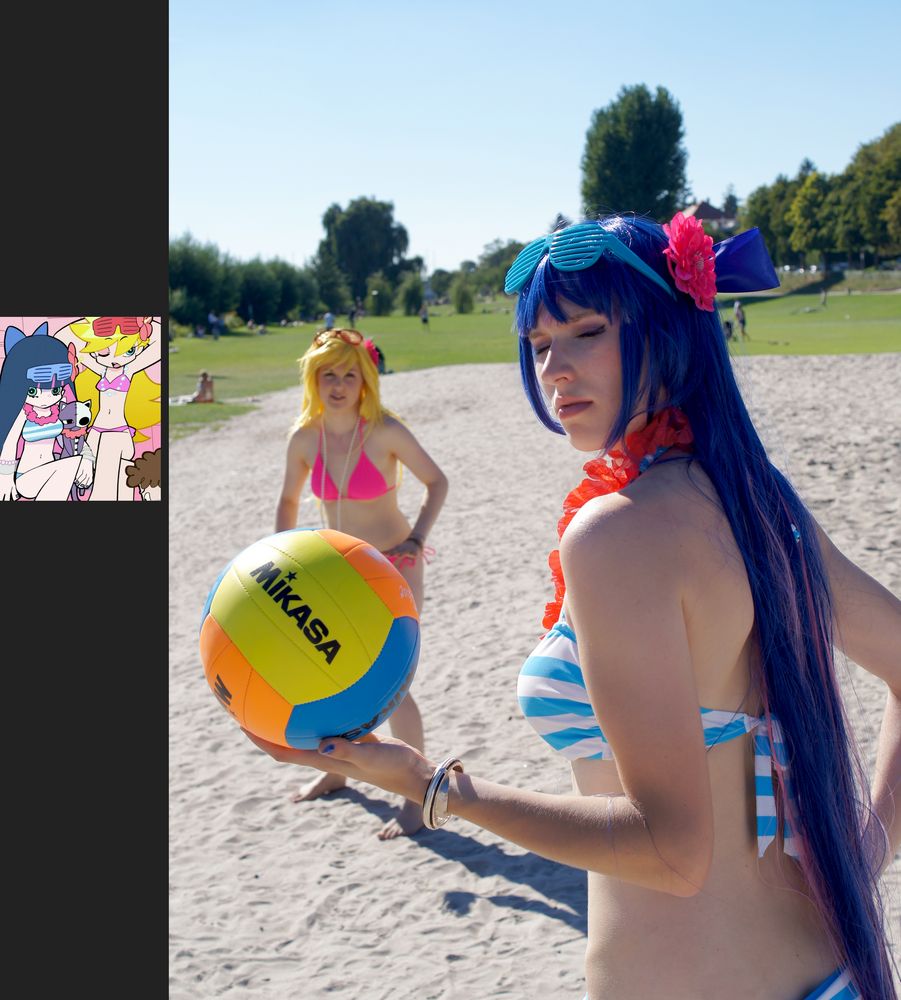 Panty & Stocking @ Daten Beach – Volleyball 2