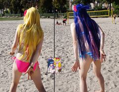 Panty & Stocking @ Daten Beach – Volleyball 4