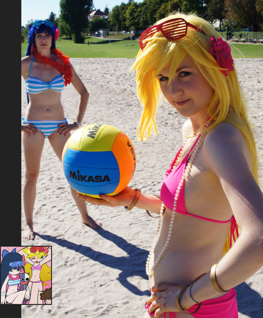 Panty & Stocking @ Daten Beach – Volleyball 5