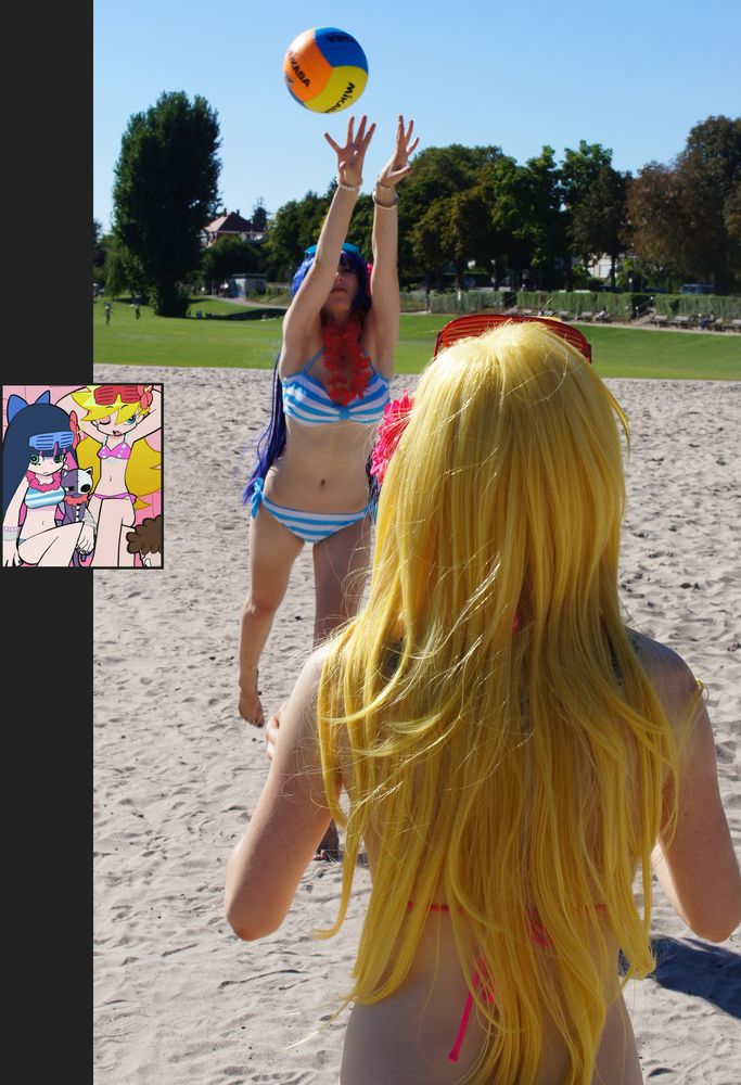 Panty & Stocking @ Daten Beach – Volleyball 6