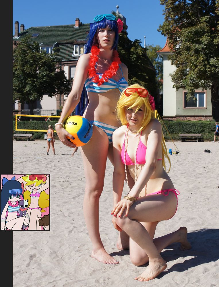 Panty & Stocking @ Daten Beach – Volleyball 7