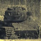 Panzer am Wegesrand in NRW