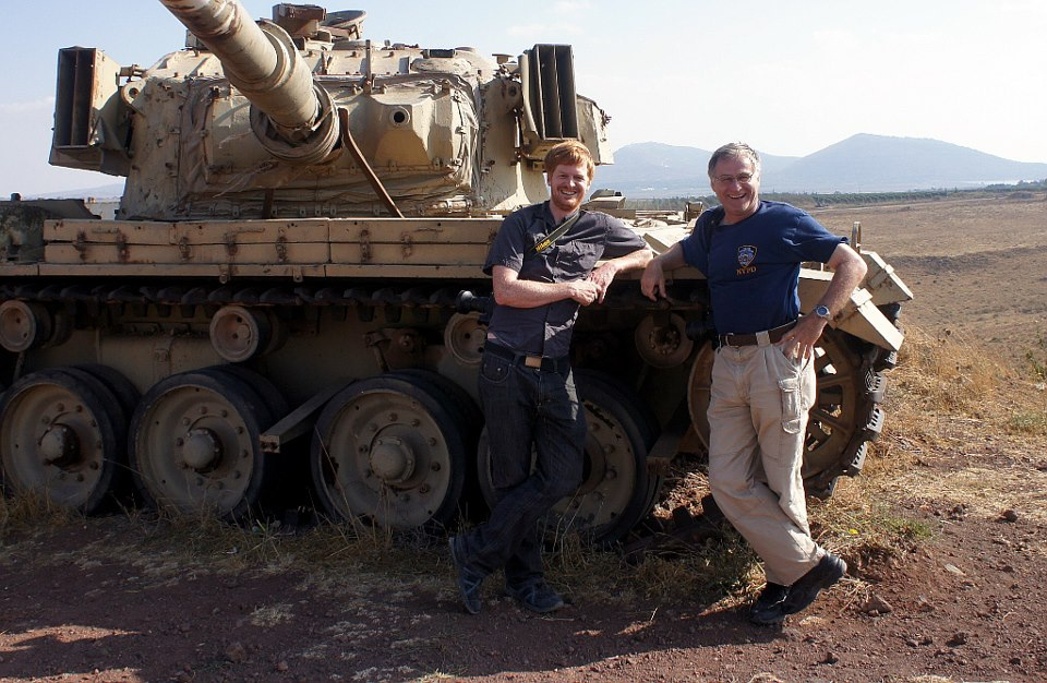 Panzer in den Golan Höhen