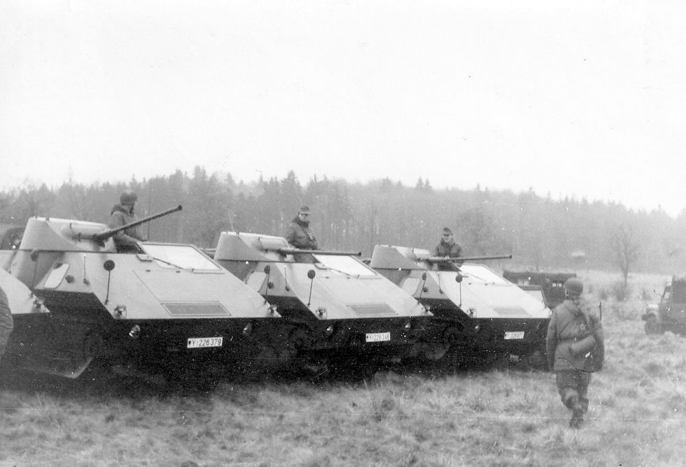 Panzerattrappen 1959 in Koblenz