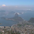 Pao de acucar from Cristo redentor Rio de Janeiro