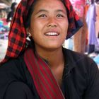 Pa'O woman in her traditional outfitt