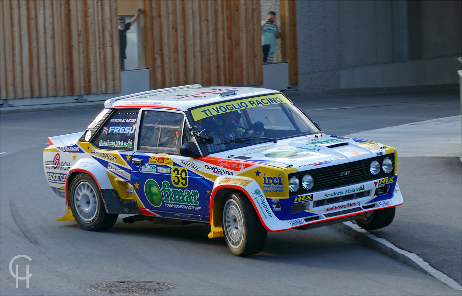 Paolo Diana im Fiat 131 Racing