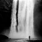 Papa am Skógafoss