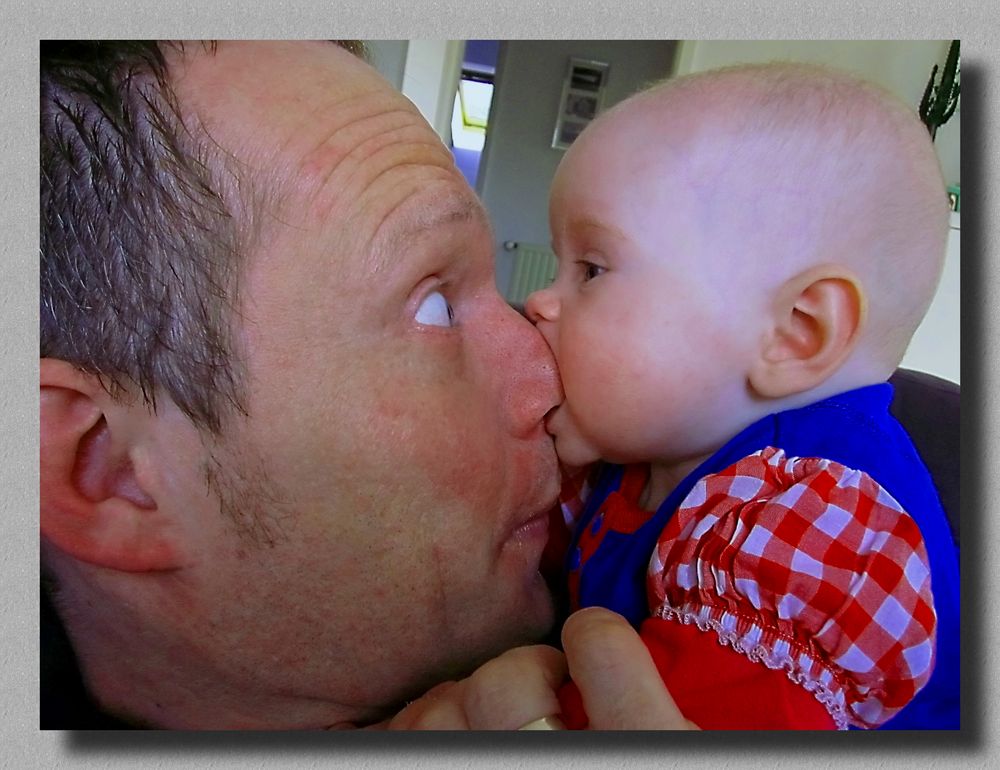 Papa´s Nase ist die Beste...