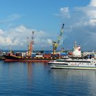 Papeete Harbour, Tahiti.