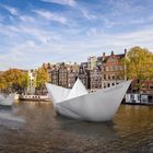 Paper Boat in Amsterdam 