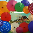 Paper umbrellas in Thailand.