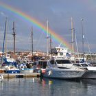 Paphos harbour in October