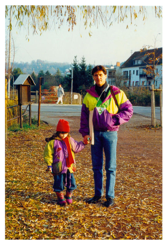 " Papi jetzt sehen wir ja aus wie Zwillinge! "