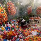 Papier Blumen Dorf bei Hue Vietnam